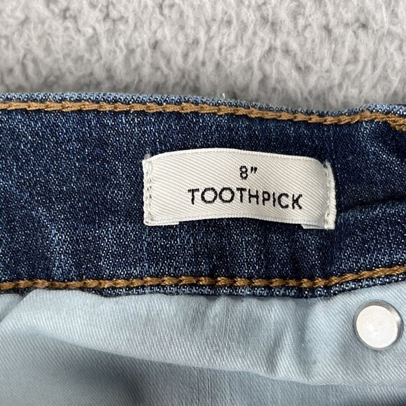 J.Crew 8" Toothpick Women’s Blue Jeans Sz 27 - Picture 5 of 5